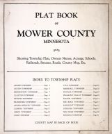 Index Page, Mower County 1915